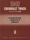 1947 Chevrolet Truck Essential Service Tools